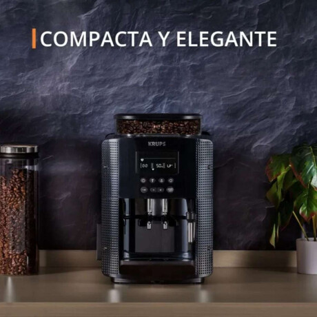 Cafetera Superautomática Krups Essential Digital Con Espumador Negro