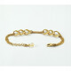 Pulsera En Oro 18K Con Detalle En El Cierre De Topacio Pulsera En Oro 18K Con Detalle En El Cierre De Topacio