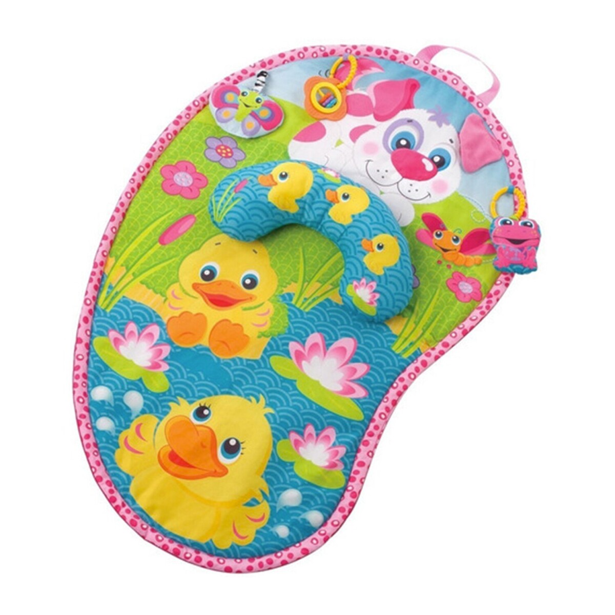 Alfombra gimnasio de actividades para bebés Infanti Pink Puppy 