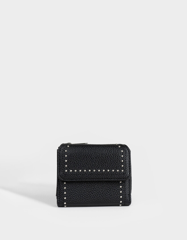 Billetera Billetera Con Tachas - Negro