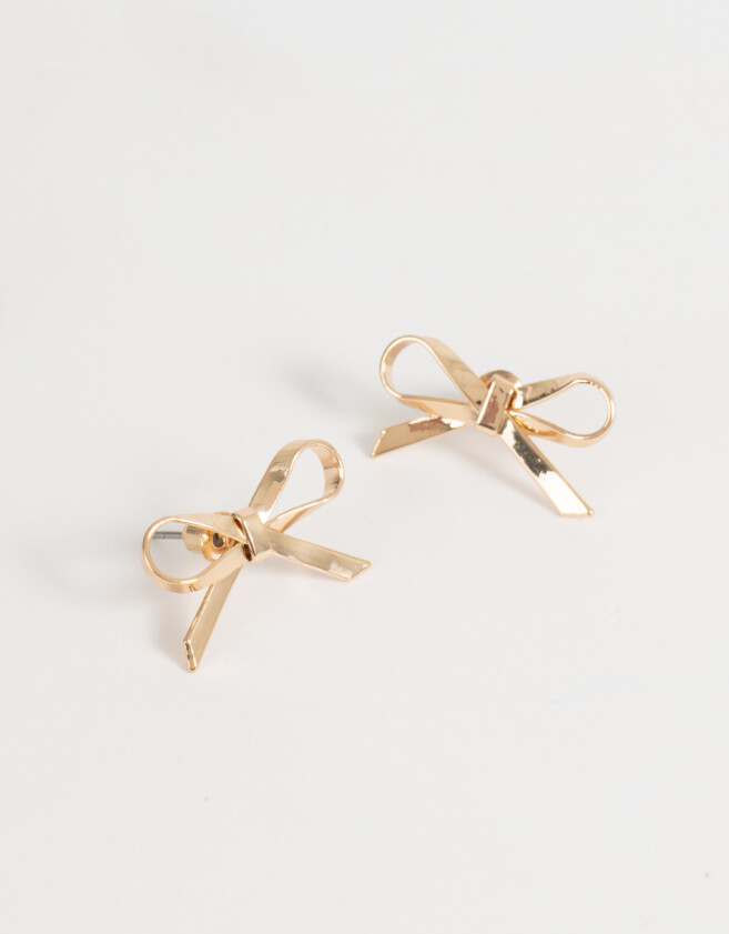 Aros Pasantes Moño Aros De Moño - Dorado