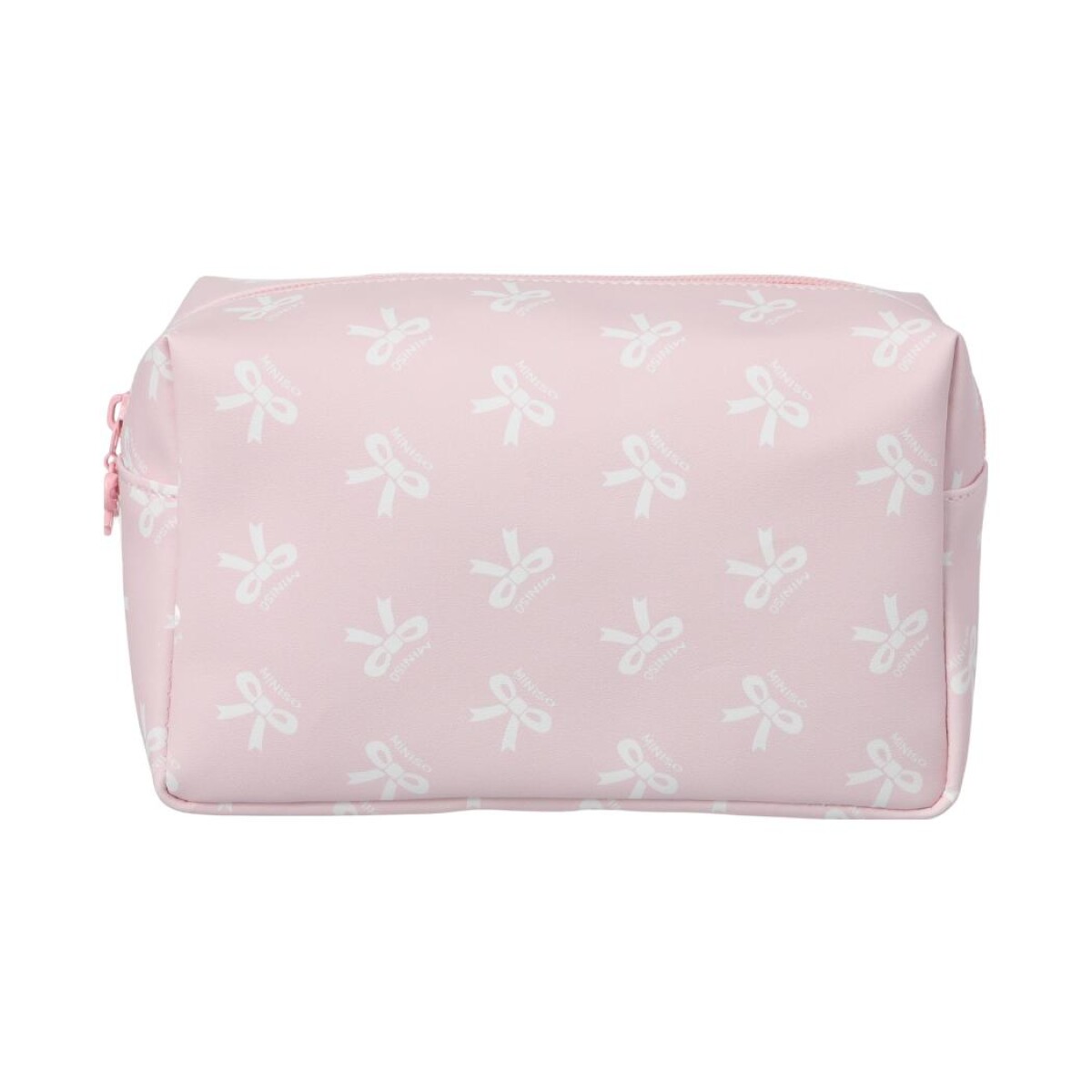 Portacosméticos bow rectangular - rosa 