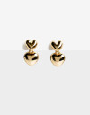 Aros Colgantes Cortos Special Price Aros Cortos Corazón Bold - Dorado