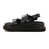 Sandalias Mujer Darkness Plataforma Negro