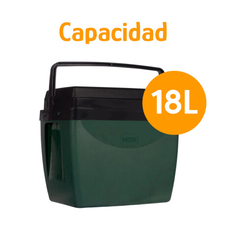 Conservadora Heladera Mor 18L Térmica Portátil AsaResistente Verde