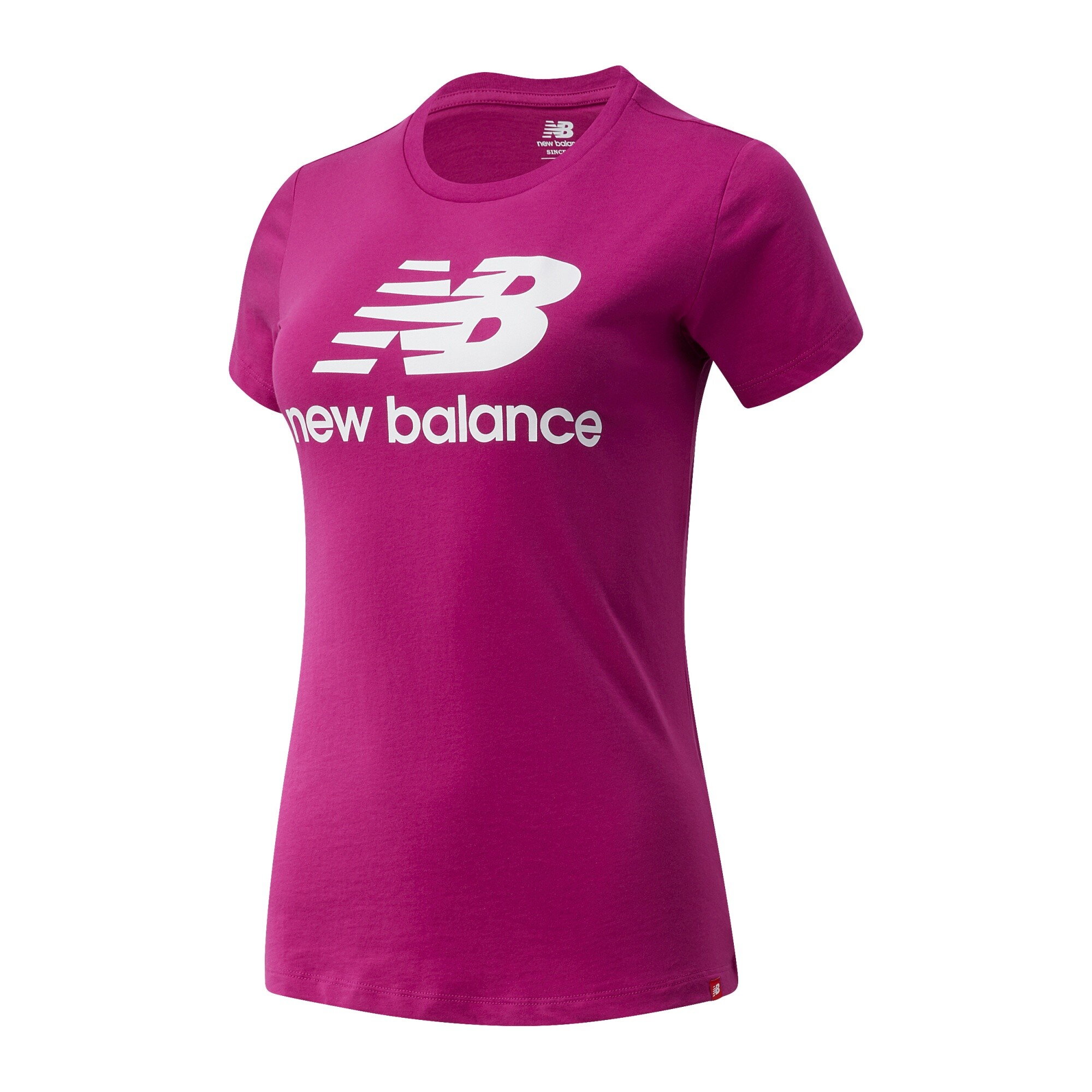 Remera New Balance de Dama - STACKED LOGO TEE -WT91546JJL - JEWEL —  Sportmarket