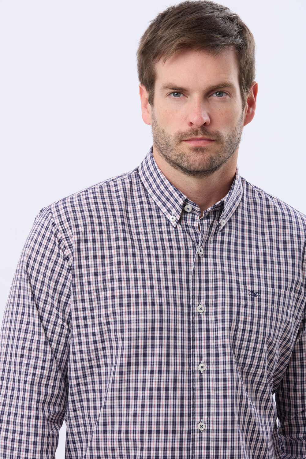CAMISA SPORT A CUADROS Rojo