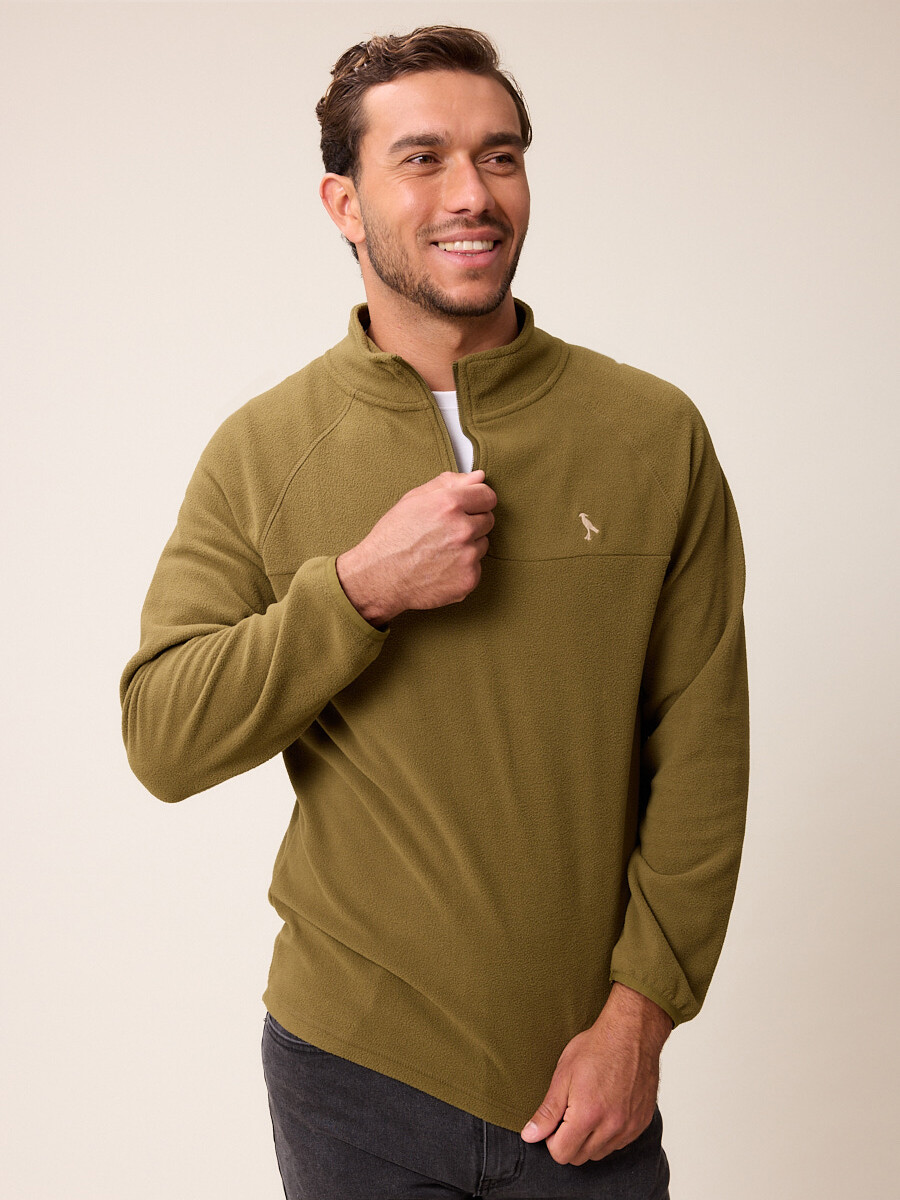 SWEATER M/C RANIM POLANCO - Oliva 