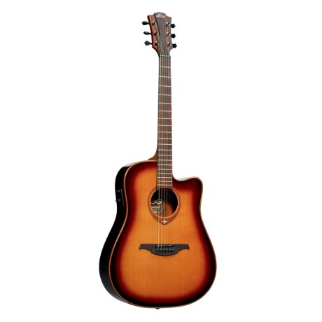 Guitarra Electro Acústica Lag Tramonte T100dce Sunburst Guitarra Electro Acústica Lag Tramonte T100dce Sunburst