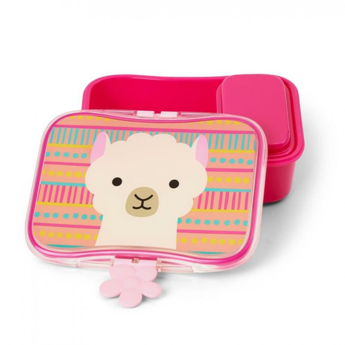 Tupper lonchera 2 en 1 diseño llama 