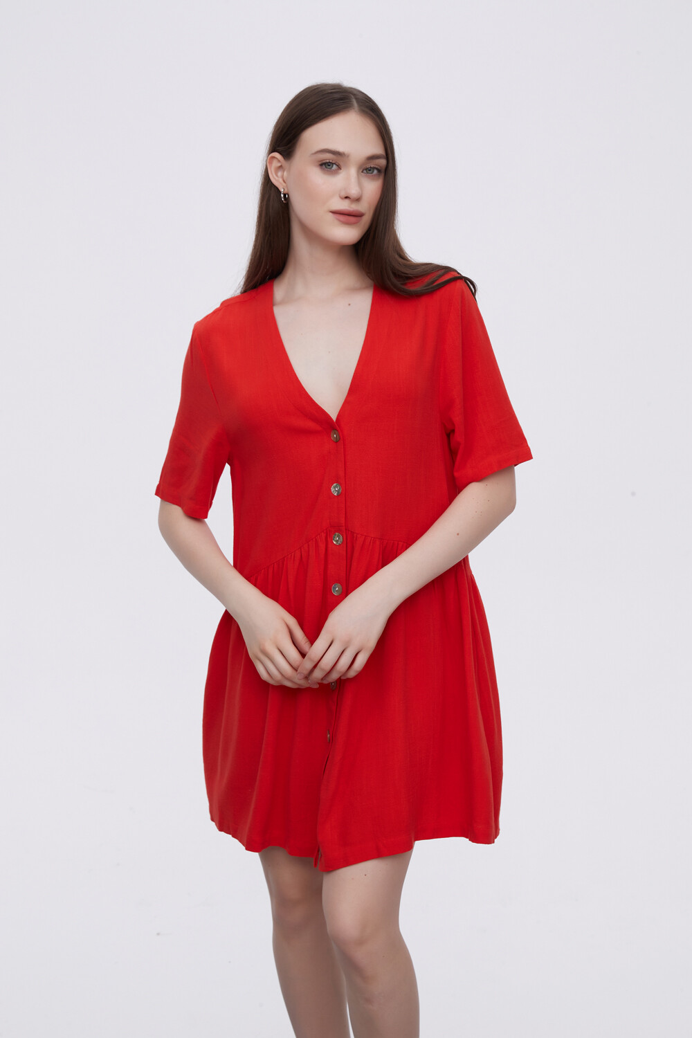 Vestido Kani Rojo Anaranjado