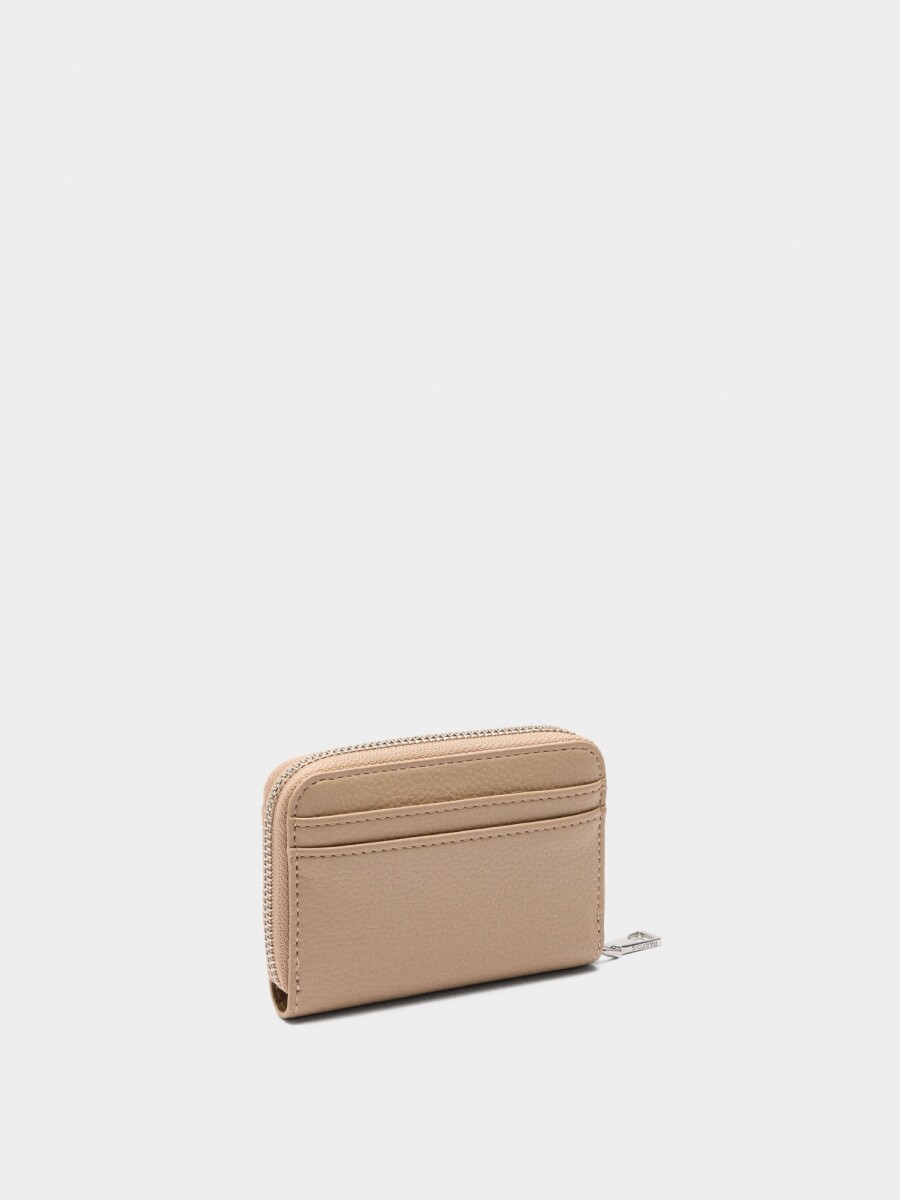 Cartera Básica Con Textura rosa