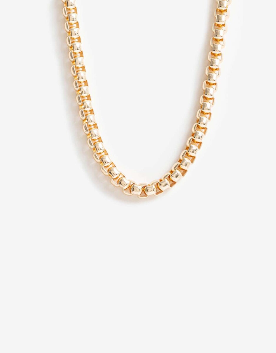 Collar Corto Metal Gold - Dorado 