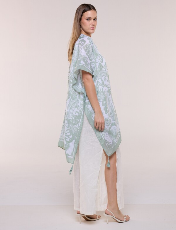 Kimono Flores VERDE