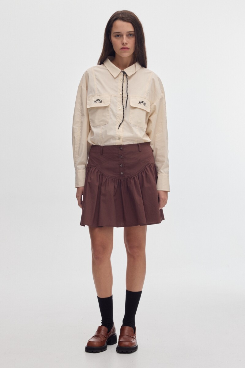 Camisa Idol Silky Cream