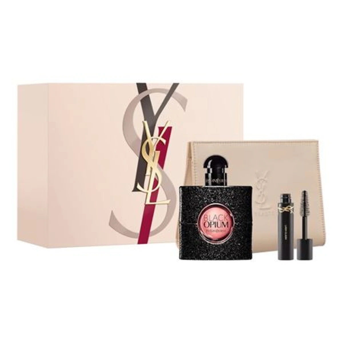 Y YVES SAINT LAURENT SET25 BLACK OPIUM EDP 50ML+ LASH CLASH 2ML DAMA 