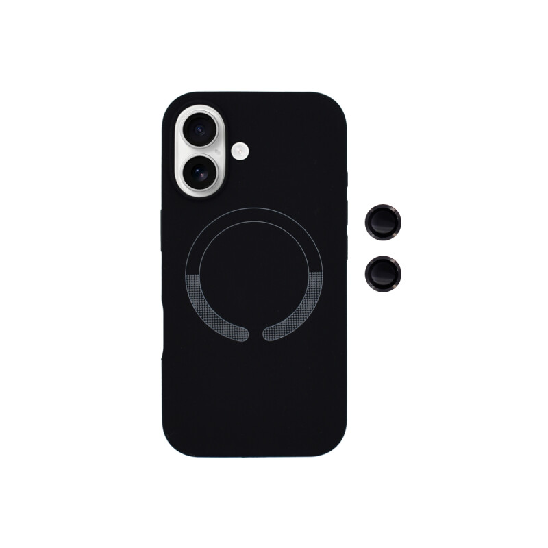Protector para iPhone 16 Plus MagSafe protector cámara negro Protector Para Iphone 16 Plus Magsafe Protector Cámara Negro