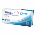 EUROCOR -D 5/ 6,25 MG. CJ X 35 COMP. única