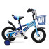 Bicicleta Infantil Yjtong Rod 12 Canasto Parrilla Rueditas Azul 1