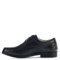 Zapatos de Niño Boomerang LORD de cuero acordonado colegial Negro