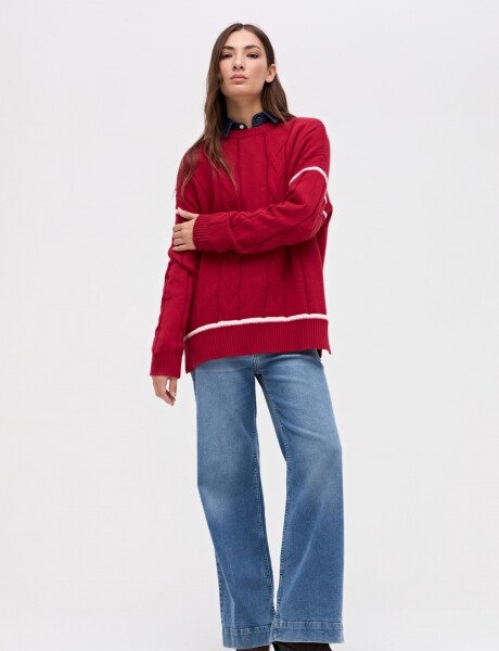 Buzo punto Rali Tomate