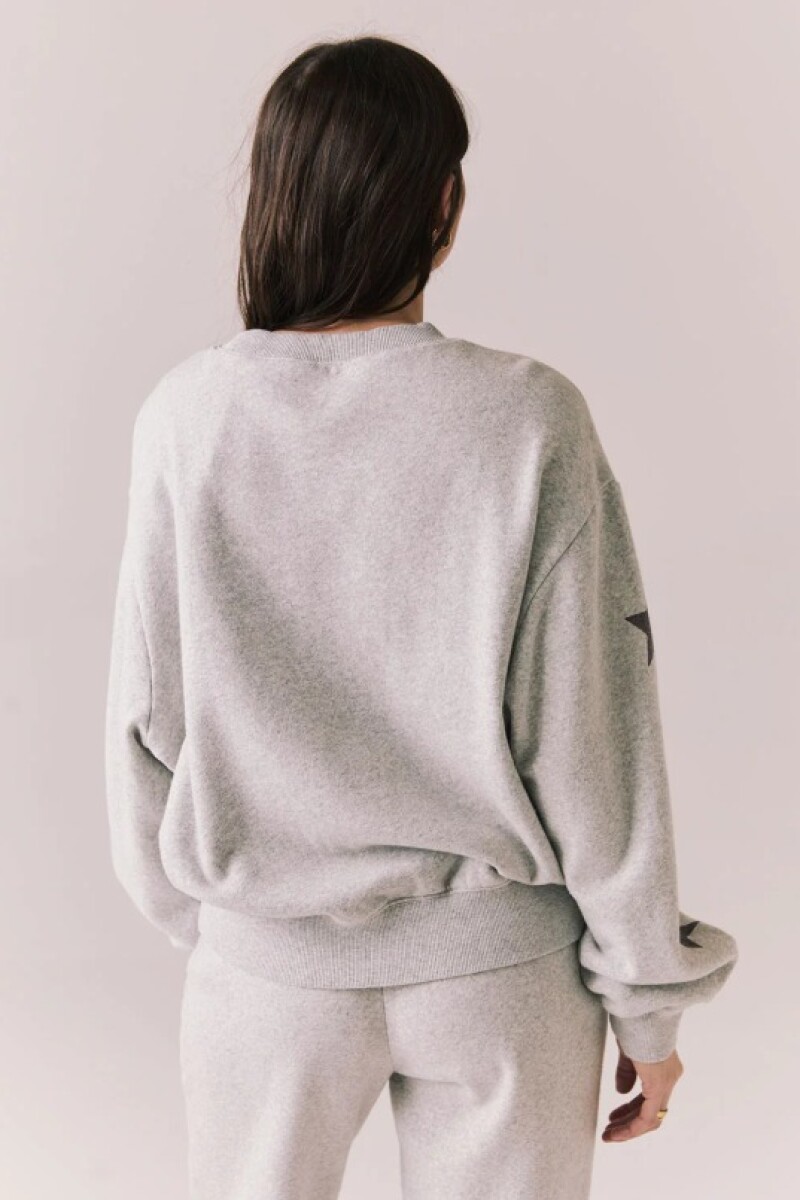 COTTON FLEECE CASBAH PULLOVER Gris
