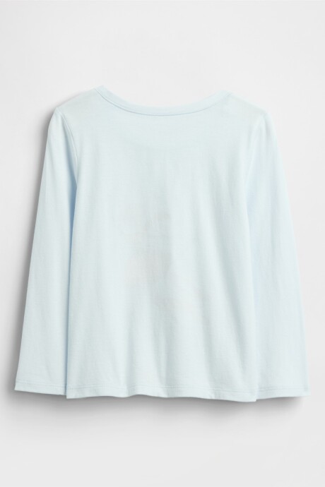 Remera Logo Gap Toddler Niña Serene Blue