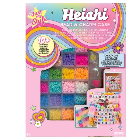 Just My Style Estuche de cuentas estilo Heishi y colgantes 001