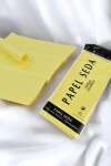 Papel seda 50x66 cm. paquete x 10 AMARILLO