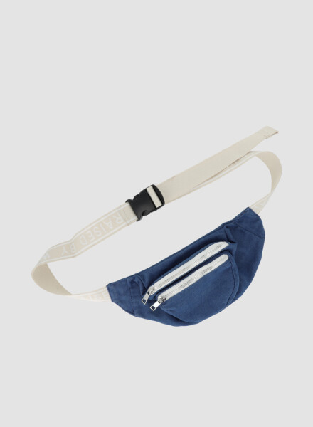 Waistbag raised by waves Azul piedra