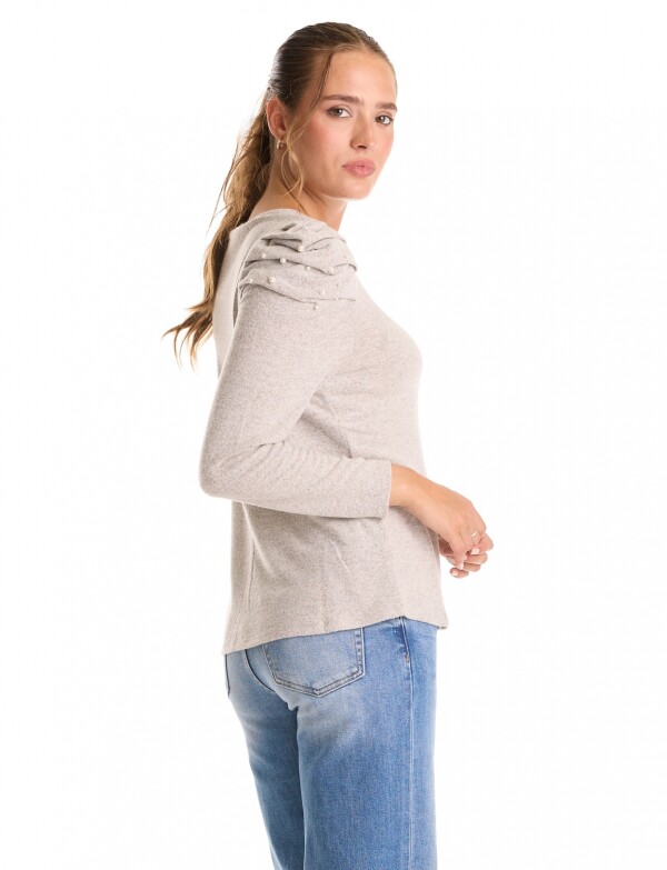 Buzo Soft Perlas GRIS