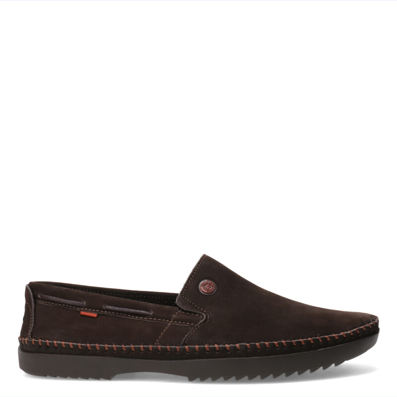 Mocasín de Hombre Freeway Casual Marrón Chocolate (Nobuk)