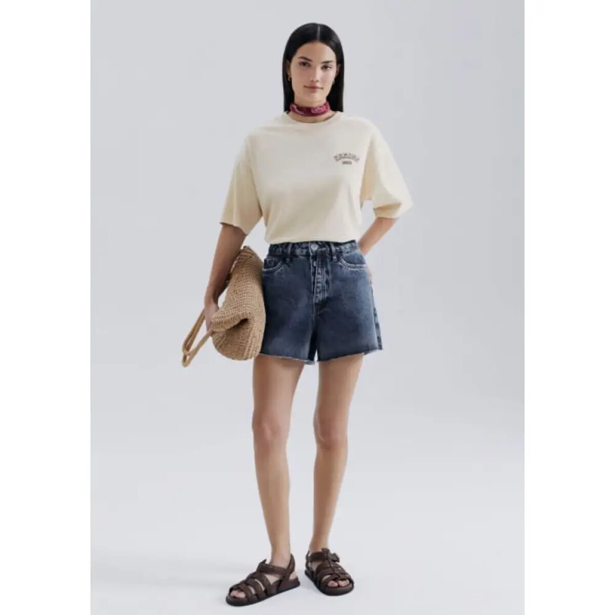 SHORTS FEM - AZUL MEDIO 