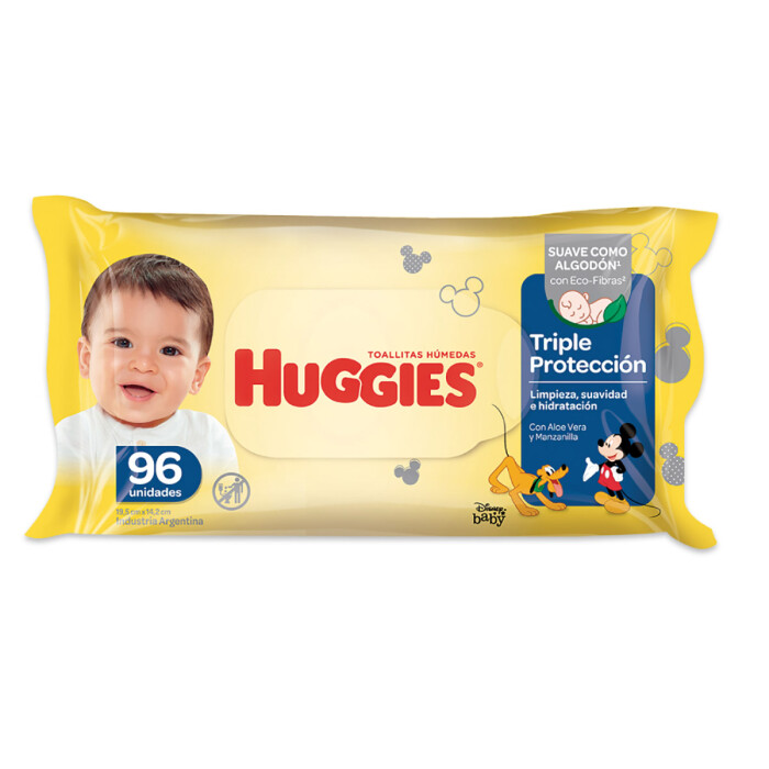 HUGGIES TOALLA HUM CLASSIC PACK X 96 UNI única