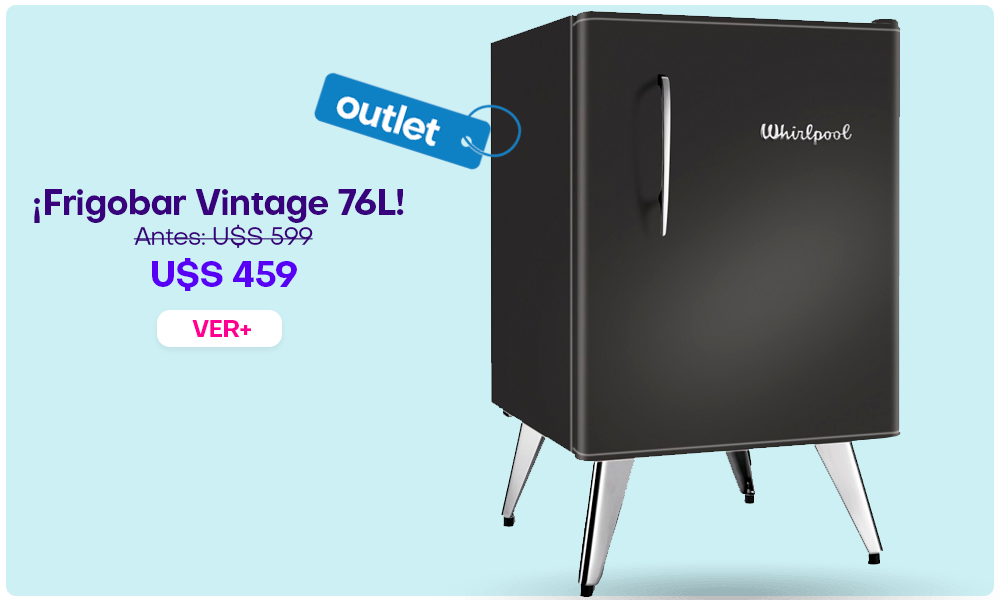 Frigobar retro 76L