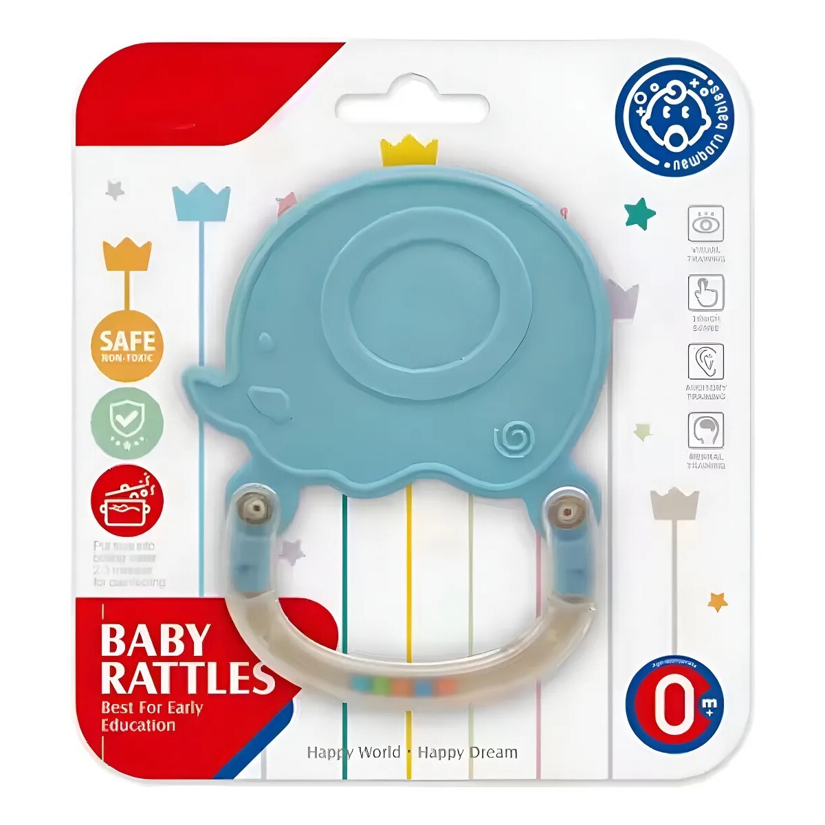 Mordillo Huanger HE0102B Diseño de Animal - CELESTE 