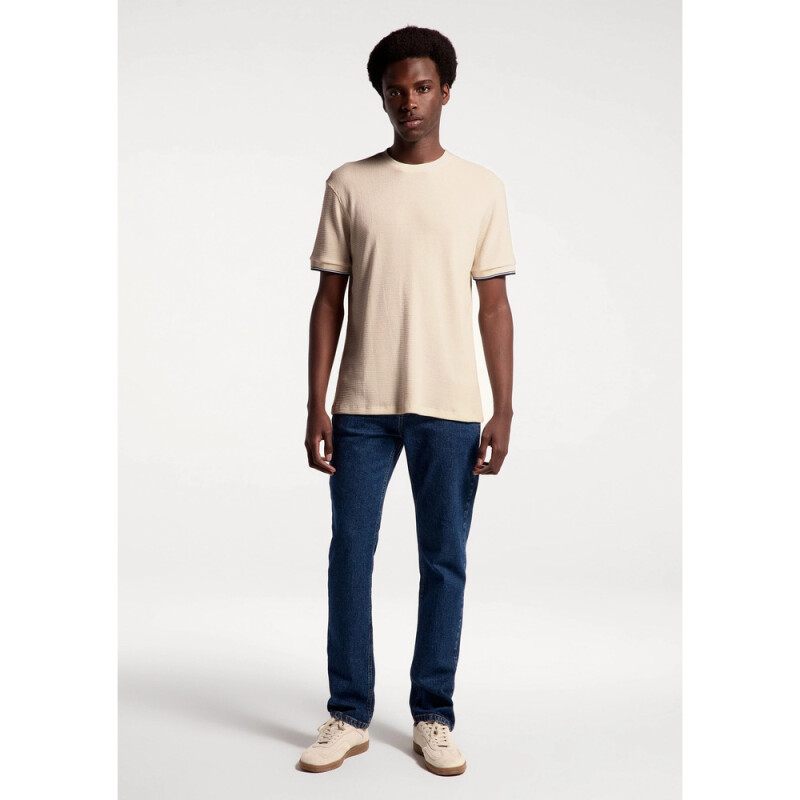 CAMISETA MM MASC MARROM CLARO