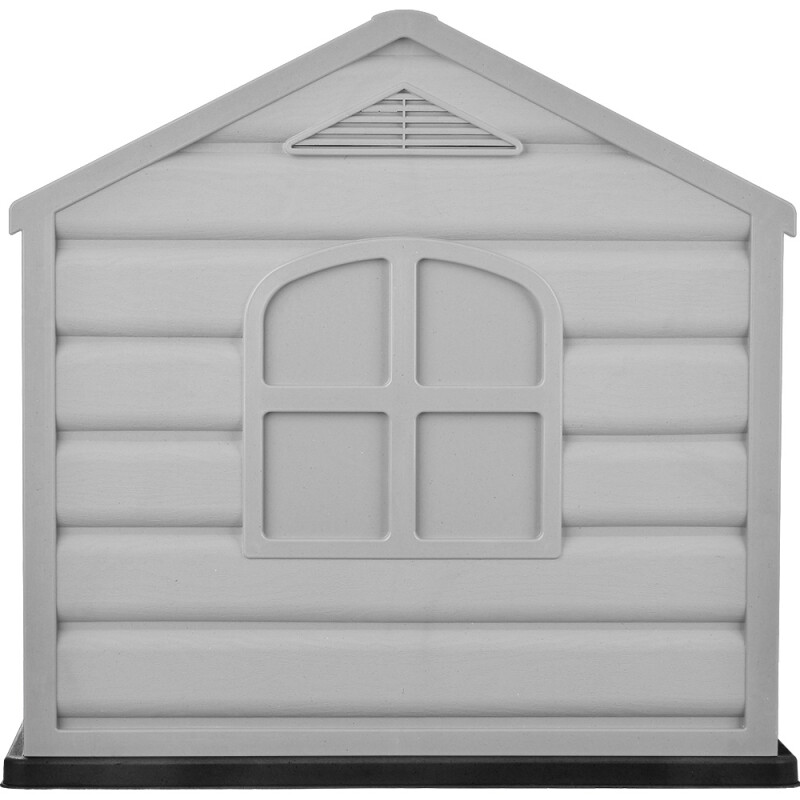 Casa para Perros de Razas Pequeñas Rimax Taupe/Rojo Casa para Perros de Razas Pequeñas Rimax Taupe/Rojo