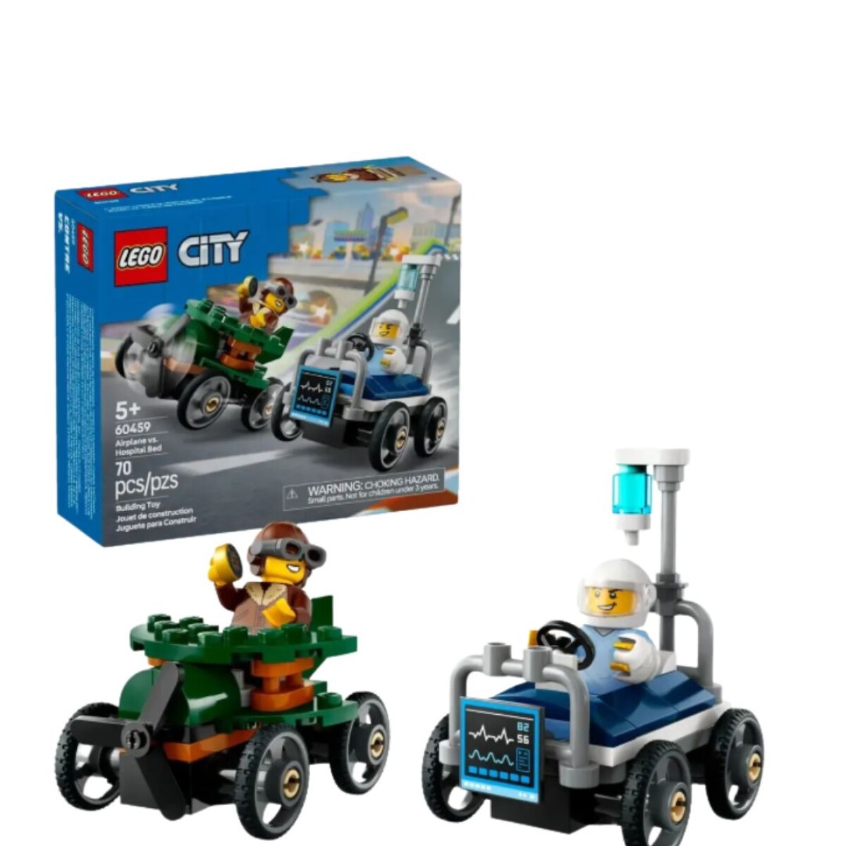 LEGO CITY AVION VS CAMA DE HOSPITAL S/C