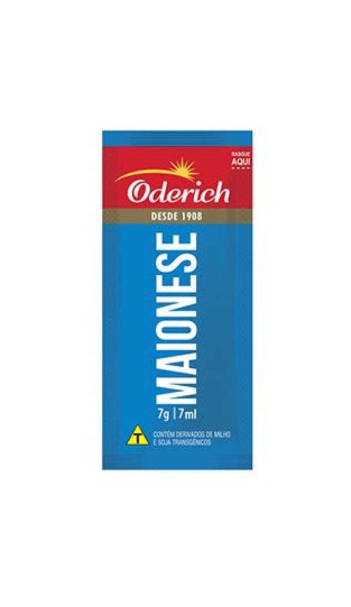 MAYONESA ODERICH SACHET. 7GRS CAJON 140 SOBRECITOS 