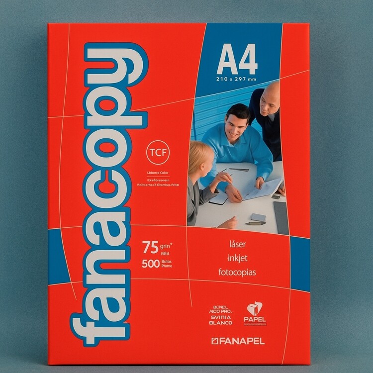 RESMA HOJAS IMPRESION FANACOPY A4 Sin color