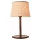AMDH014 Lámpara De Mesa Havana Marrón Nuez