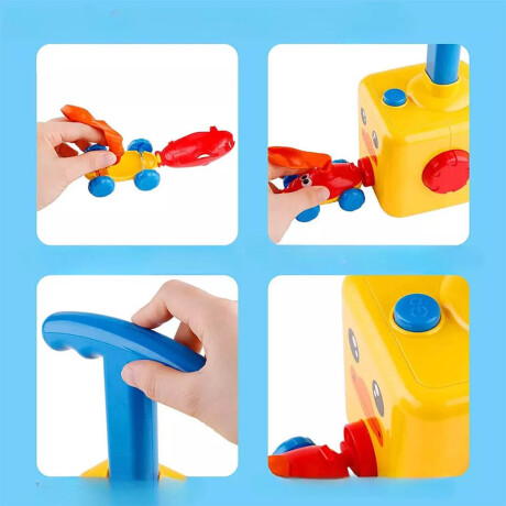Inflador De Globos Interactivo Lanzador De Autos Marron