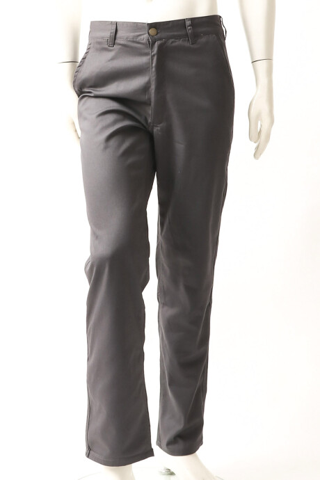 Pantalón gabardina de trabajo Gris carbón