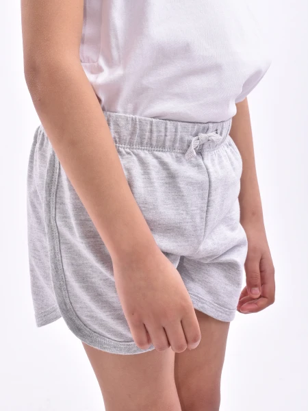 SHORT BASICO PACK X 2 GRIS