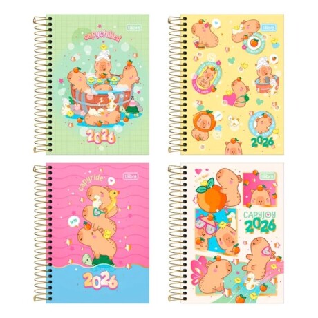 Agenda Tilibra 2026 Capyclub Diseño 1