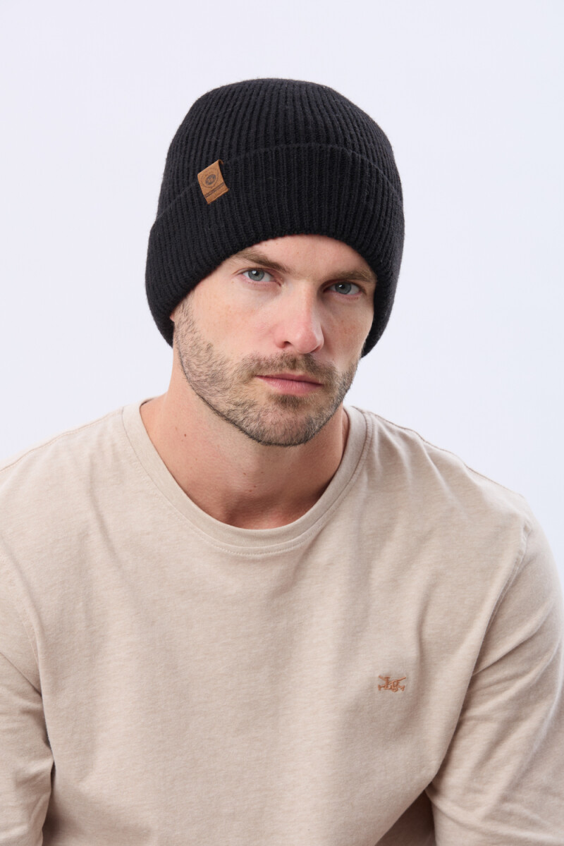 GORRO TEJIDO - Negro 