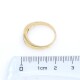 Anillo medio sin fin en oro 18k y brillantes baguettes Anillo medio sin fin en oro 18k y brillantes baguettes