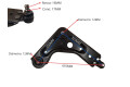 Parilla De Suspension Delantera Ford Ka 96-07 Der Parilla De Suspension Delantera Ford Ka 96-07 Der