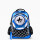 Mochila Futbol Red con Luz Led Negro/Azul